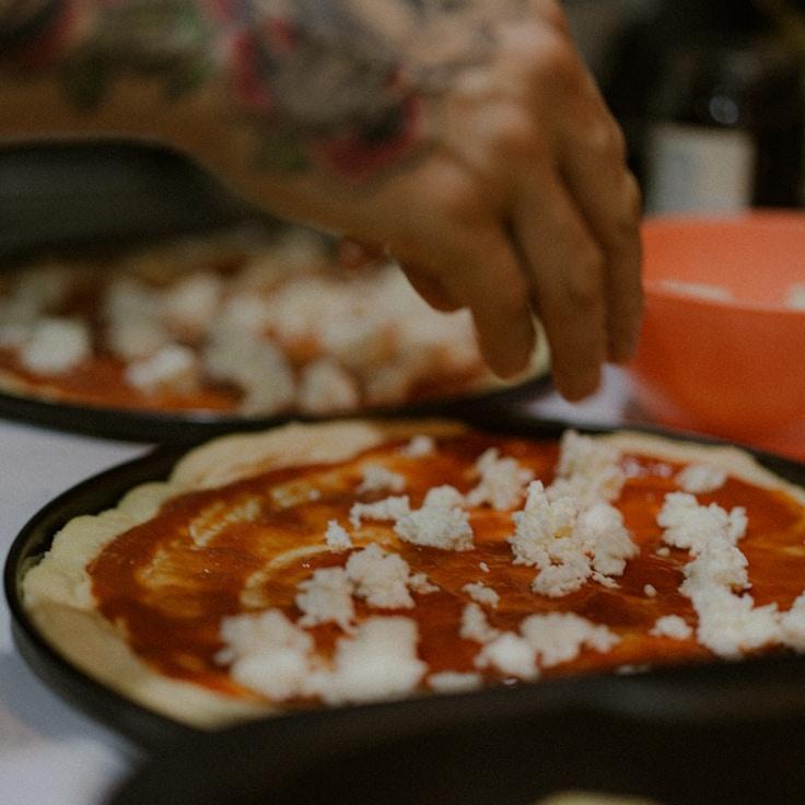Crispy Crust Carnival with Exotic Cheese Medley