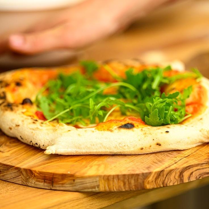 Rustic Charms of Olive Temptations and Feta Pizza
