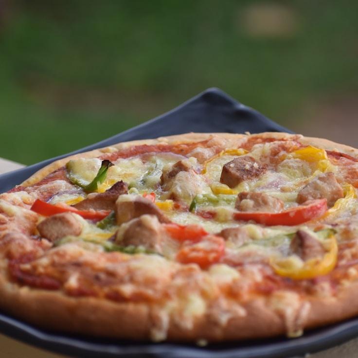 Gourmet Paradise of Fresh Garden Delights Pizza